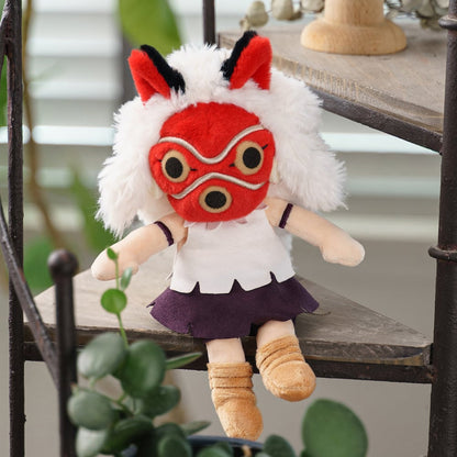 Official Ghibli Princess Mononoke Plush Toy • San Mask Stuffed Animal - Kamaji Market