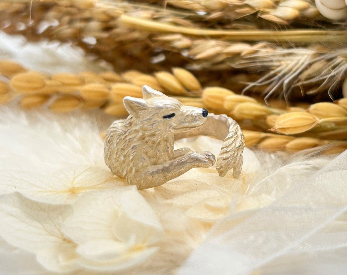 Official Ghibli Princess Mononoke Ring • Wolf Moro • Japanese Handmade Jewelry - Kamaji Market