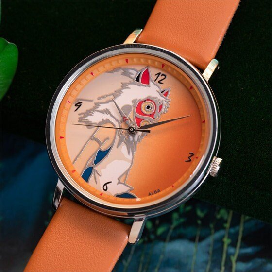 Official Ghibli Princess Mononoke Wrist Watch • San with Mask Japanese Watches • Limited to 500 - Kamaji Market