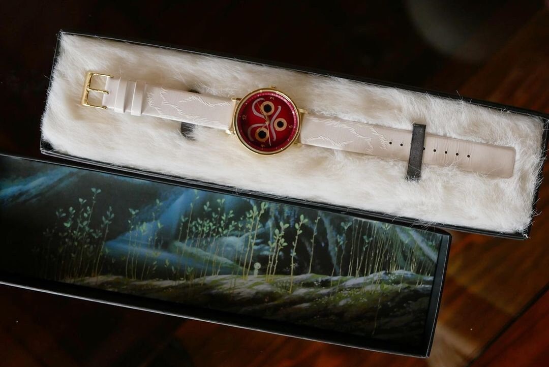Official Ghibli Princess Mononoke Wrist Watch • San's Mask Red ALBA Seiko • Limited to 400 - Kamaji Market