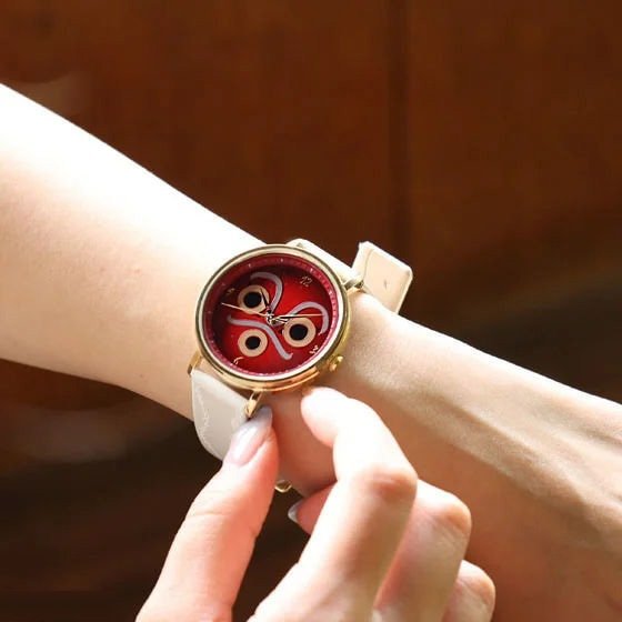 Official Ghibli Princess Mononoke Wrist Watch • San's Mask Red ALBA Seiko • Limited to 400 - Kamaji Market