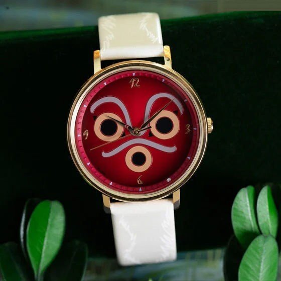 Official Ghibli Princess Mononoke Wrist Watch • San's Mask Red ALBA Seiko • Limited to 400 - Kamaji Market