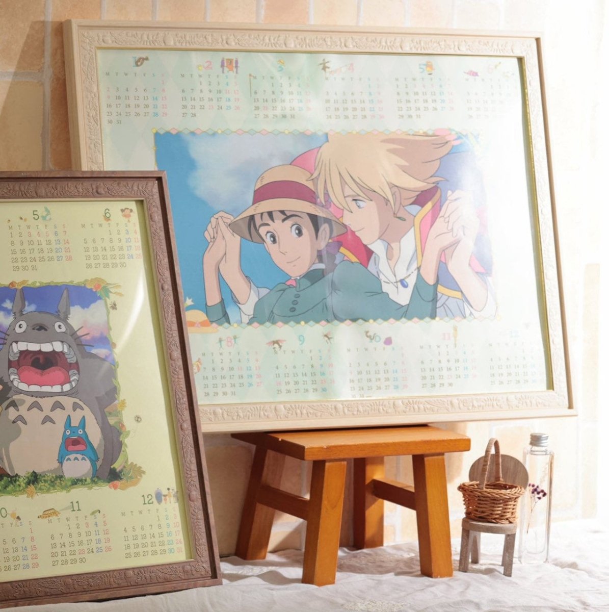 Official Ghibli Puzzle/Calendar 2023 • Howls Moving Castle Interior Home Decor/Wall Hanging • Studio Ghibli Gift • 1000 pieces - Kamaji Market