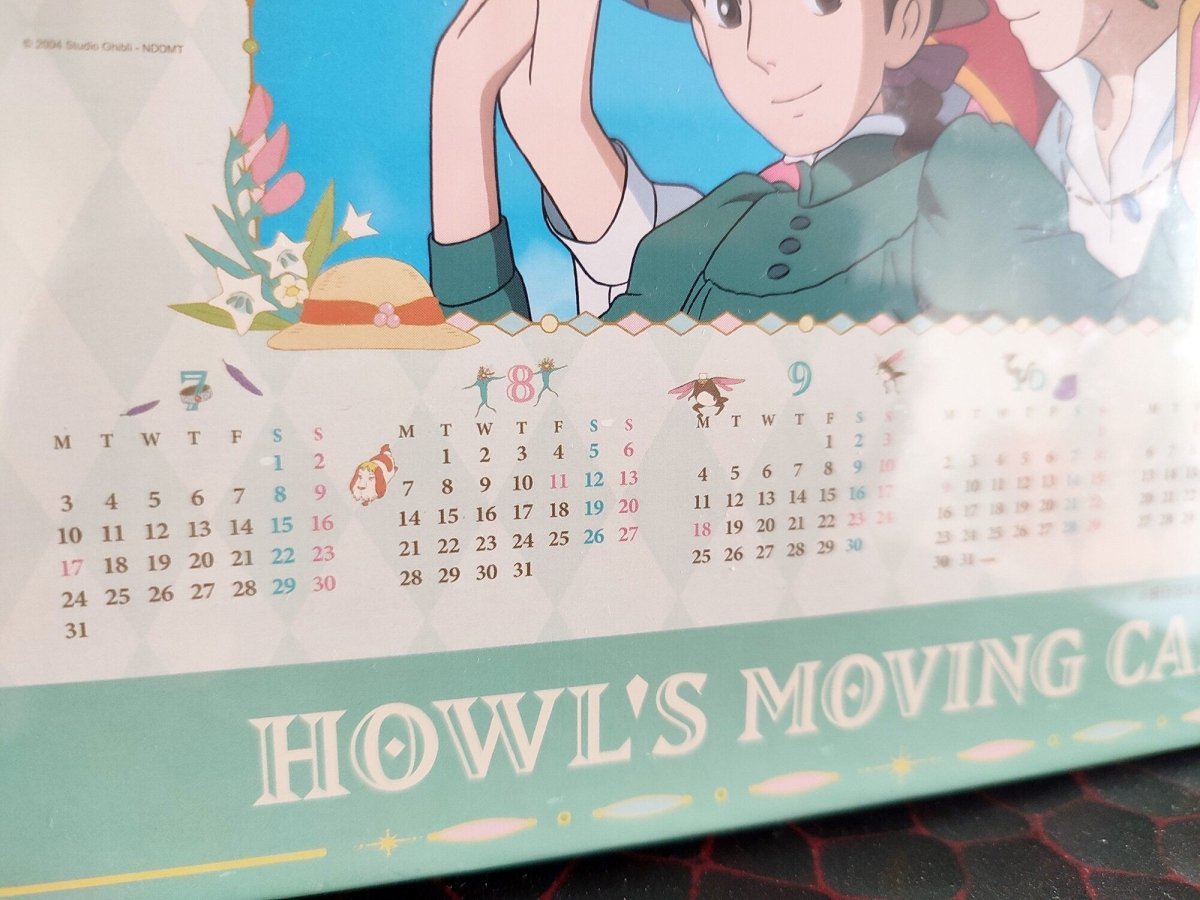 Official Ghibli Puzzle/Calendar 2023 • Howls Moving Castle Interior Home Decor/Wall Hanging • Studio Ghibli Gift • 1000 pieces - Kamaji Market
