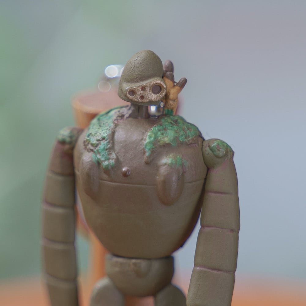 Official Ghibli Robot Soldier Keychain/Charm • Laputa Castle in the Sky Bag Decor/Pendant/Strap - Kamaji Market