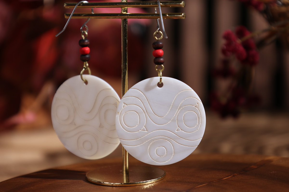 Official Ghibli San's Seashell Earrings • Princess Mononoke Japanese Jewelry - Kamaji Market