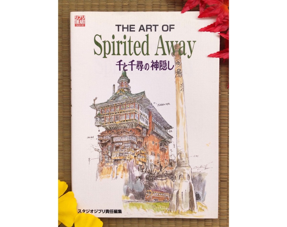 Official Ghibli Spirited Away Artbook • Japanese Painting Art Book • Chihiro, Yubaba, No Face, Kaonashi, Haku Anime - Kamaji Market