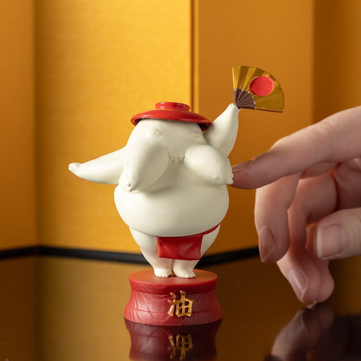 Official Ghibli Spirited Away Bobble Boby Figure • Oshira-sama/Radish Spirit Decor • GBL - Kamaji Market