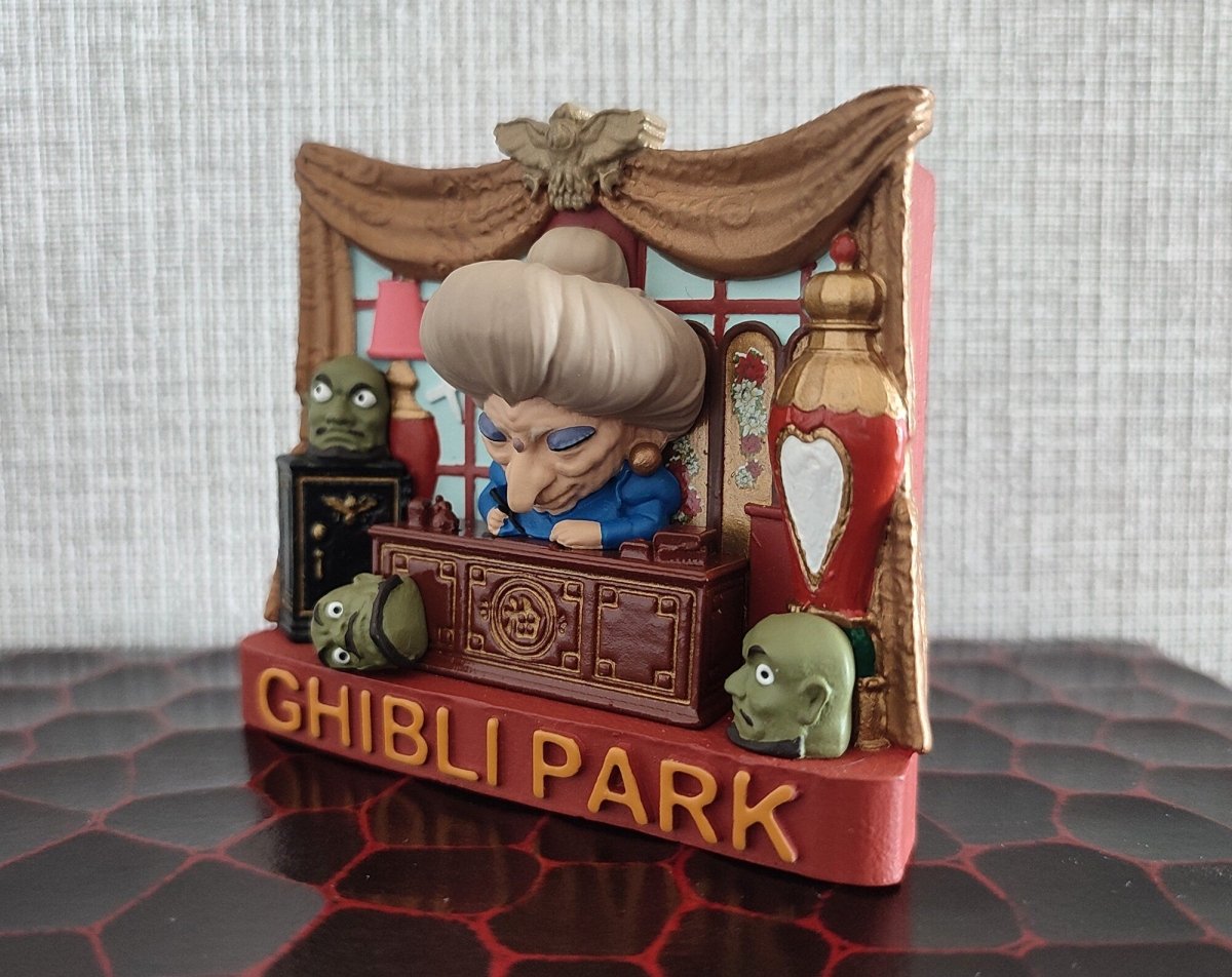 Official Ghibli Spirited Away Figure Magnet • Yubaba Kashira Figurine/Interior Diorama/Home Decor • Ghibli Park Exclusive - Kamaji Market