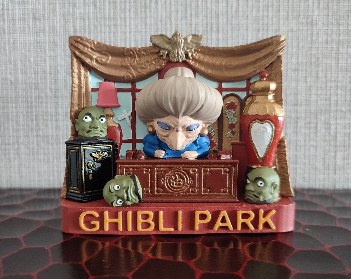 Official Ghibli Spirited Away Figure Magnet • Yubaba Kashira Figurine/Interior Diorama/Home Decor • Ghibli Park Exclusive - Kamaji Market