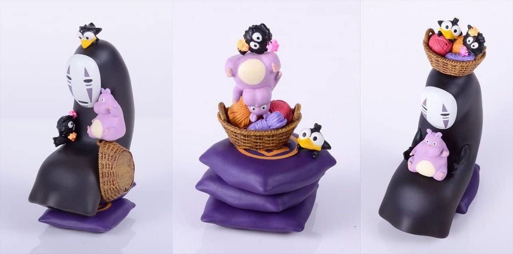 Official Ghibli Spirited Away Figure Set/Balance Toy • No Face Game Set/Home Decor - Kamaji Market