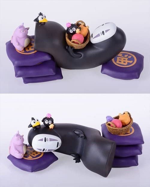 Official Ghibli Spirited Away Figure Set/Balance Toy • No Face Game Set/Home Decor - Kamaji Market