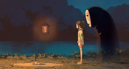 Official Ghibli Spirited Away Lamp/Figure • Hand Guiding Lantern/Home Decor/Interior Diorama - Kamaji Market