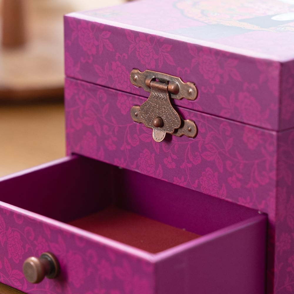 Official Ghibli Spirited Away Music Box/Jewelry Box • Accessory Case with Mirror/No Face (Kaonashi) - Kamaji Market