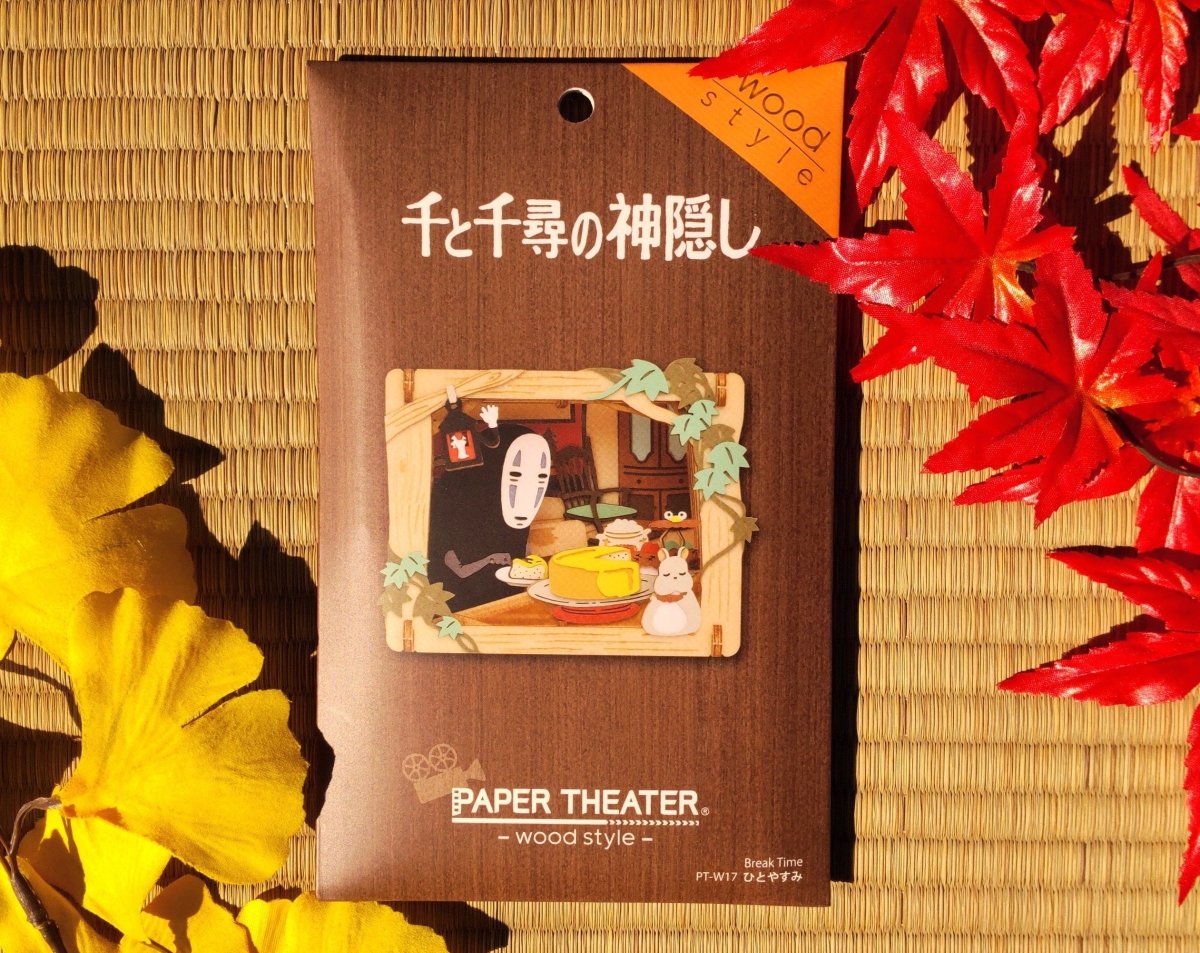 Official Ghibli Spirited Away Paper Theater • Diorama/Papercraft/Miniature/Home Decor • Bo Mouse, Kaonashi (No Face) - Kamaji Market
