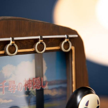 Official Ghibli Spirited Away Photo Frame/Bookend • No Face Figure/Home Decor/Interior Diorama - Kamaji Market