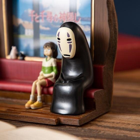 Official Ghibli Spirited Away Photo Frame/Bookend • No Face Figure/Home Decor/Interior Diorama - Kamaji Market