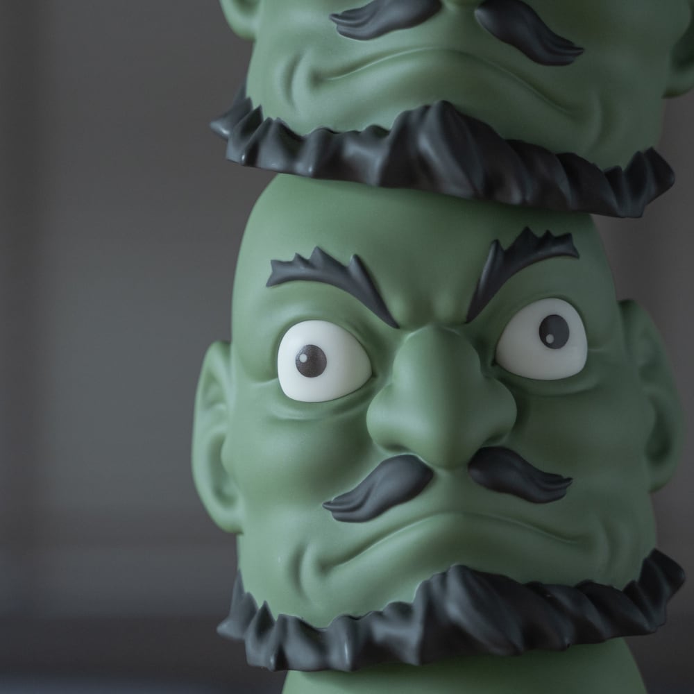 Official Ghibli Spirited Away Piggy Bank Figure • Kashira Head Home Decor/Interior Diorama - Kamaji Market