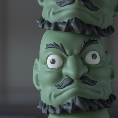 Official Ghibli Spirited Away Piggy Bank Figure • Kashira Head Home Decor/Interior Diorama - Kamaji Market