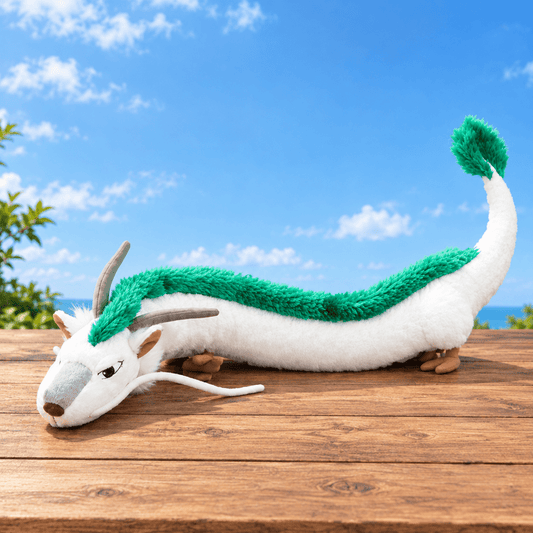 Official Ghibli Spirited Away Plush Toy • Haku Dragon Stuffed Animal • Ghibli Exhibition Exclusive - Kamaji Market