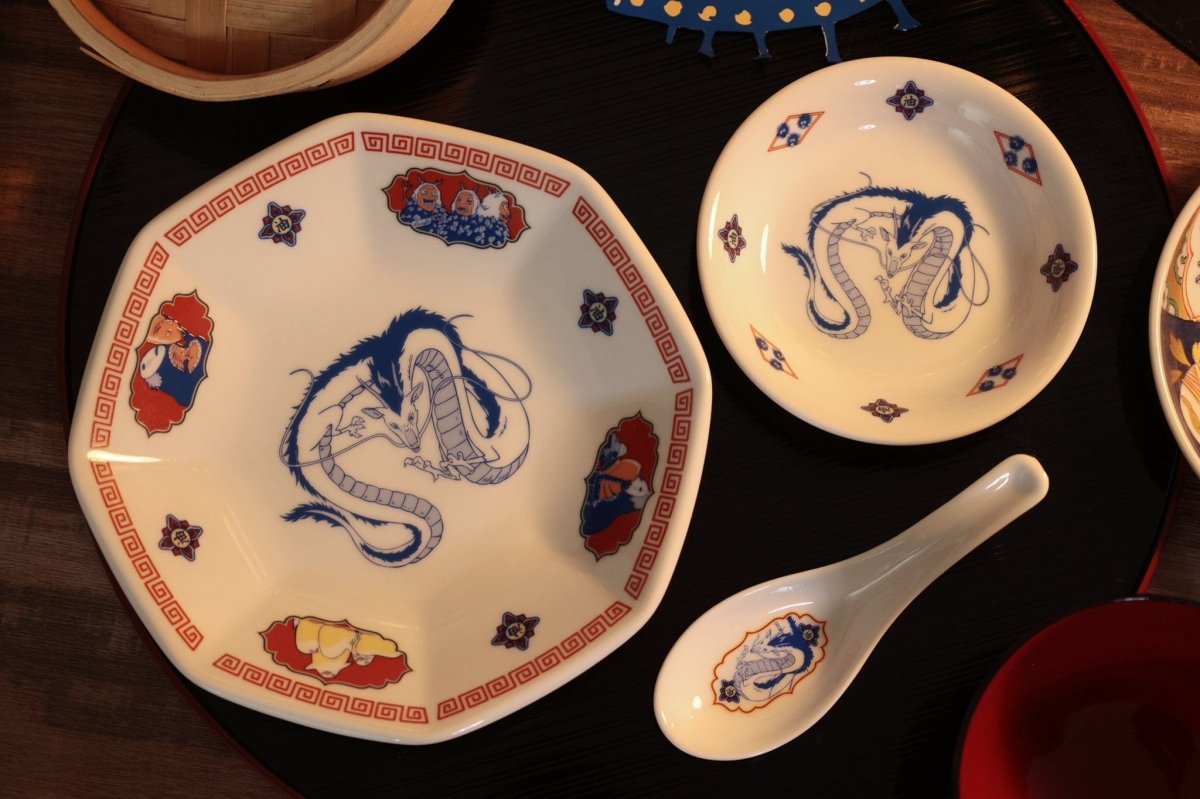 Official Ghibli Spirited Away Ramen Bowl • Japanese Ceramic Fruit/Salad Dish - Kamaji Market