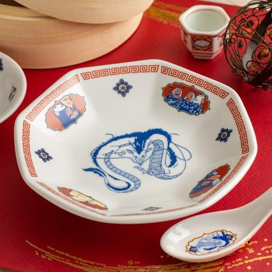 Official Ghibli Spirited Away Ramen Bowl • Japanese Ceramic Fruit/Salad Dish - Kamaji Market