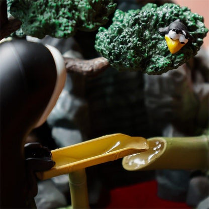 Official Ghibli Spirited Away Water Garden/Fountain • No Face Kaonashi Bonsai Home Decor/Interior Diorama - Kamaji Market