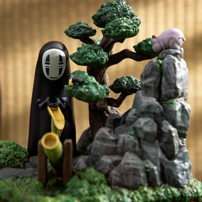 Official Ghibli Spirited Away Water Garden/Fountain • No Face Kaonashi Bonsai Home Decor/Interior Diorama - Kamaji Market
