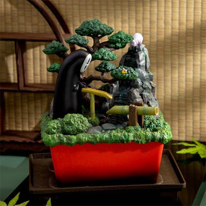 Official Ghibli Spirited Away Water Garden/Fountain • No Face Kaonashi Bonsai Home Decor/Interior Diorama - Kamaji Market