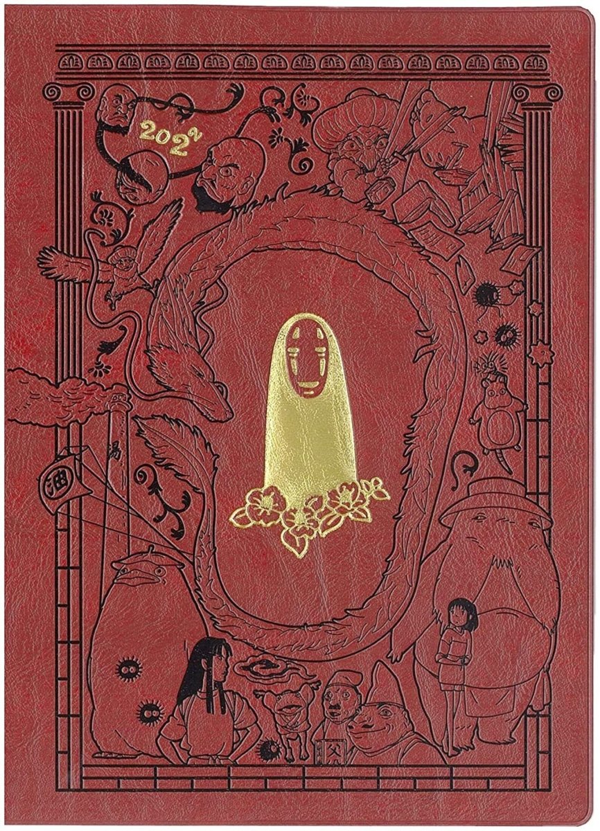 Official Ghibli Spirited Away/Kikis Delivery Service Book Cover + Notepad • Notebook/Diary/Schedule book/Planner • No Face Jiji Gigi - Kamaji Market