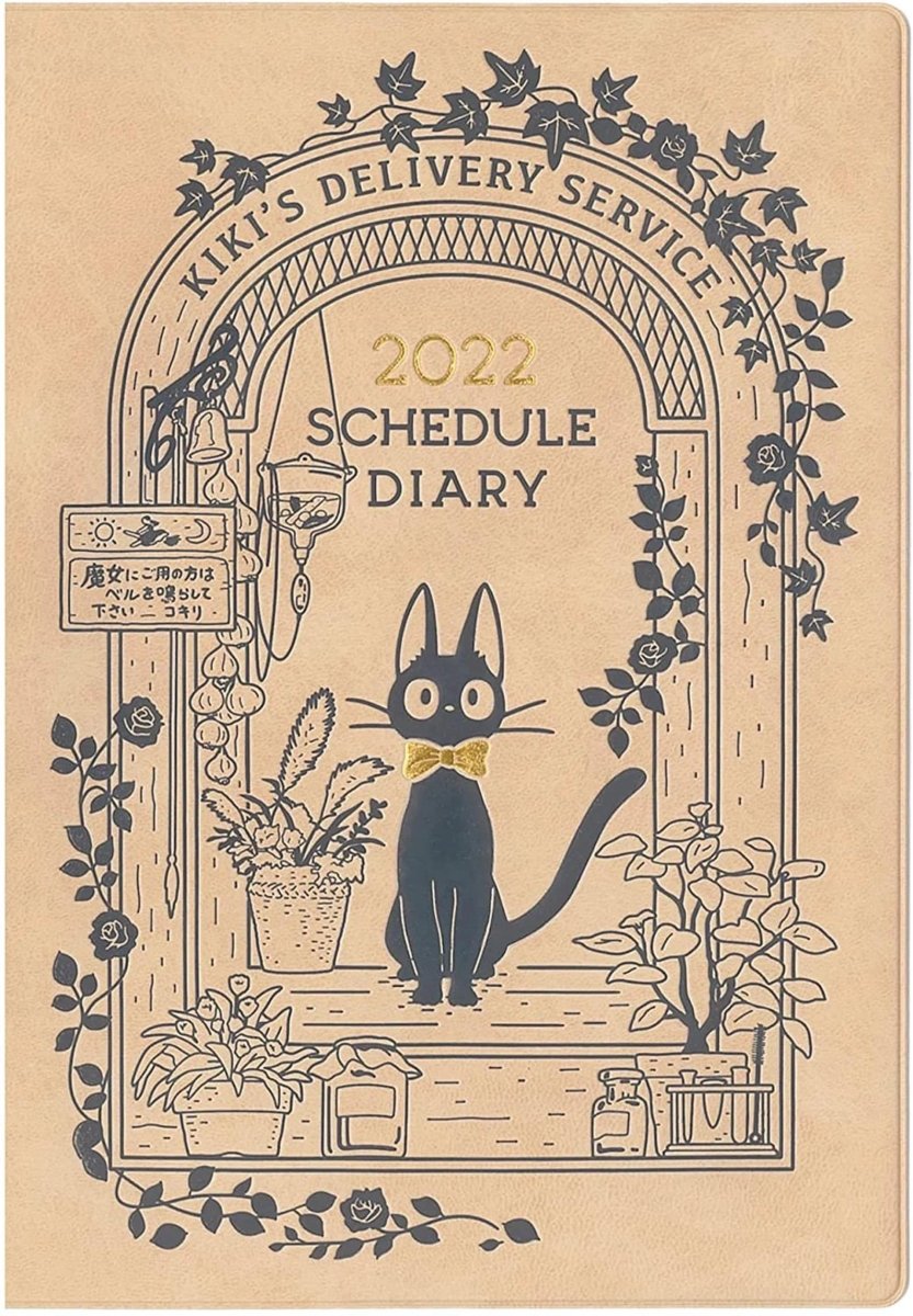 Official Ghibli Spirited Away/Kikis Delivery Service Book Cover + Notepad • Notebook/Diary/Schedule book/Planner • No Face Jiji Gigi - Kamaji Market