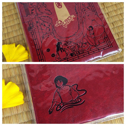 Official Ghibli Spirited Away/Kikis Delivery Service Book Cover + Notepad • Notebook/Diary/Schedule book/Planner • No Face Jiji Gigi - Kamaji Market