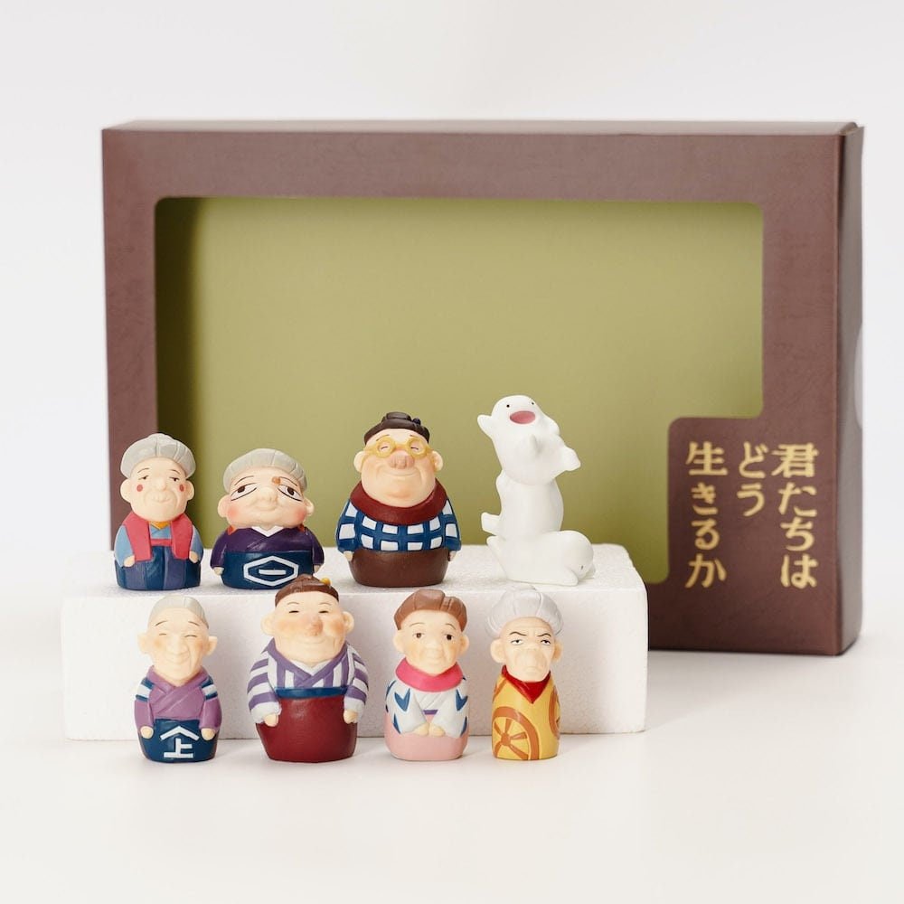 Official Ghibli The Boy and the Heron Figure Set • How do you live? Figurine/Home Decor/Interior Design - Kamaji Market