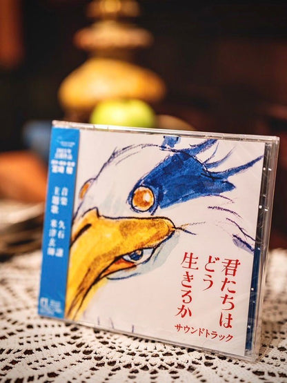Official Ghibli The Boy and the Heron Movie Pamphlet + Poster + Soundtrack CD Set • How do you live? Anime - Kamaji Market