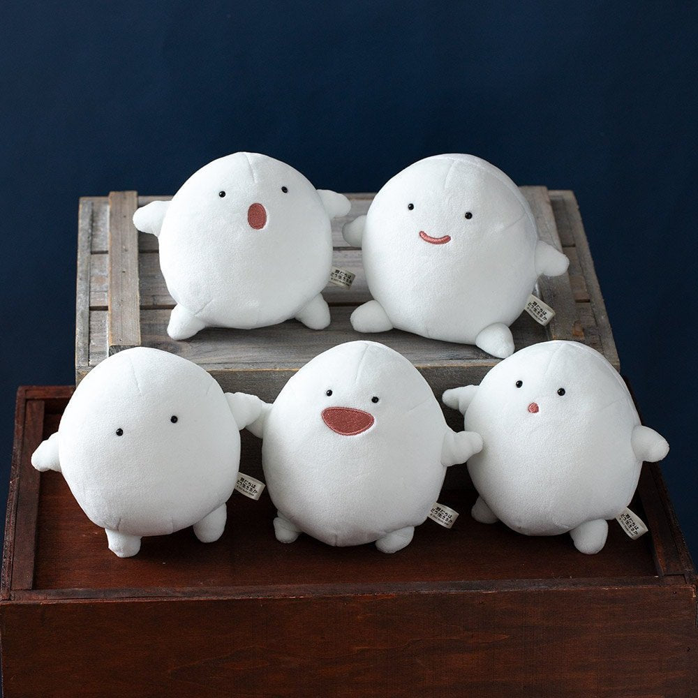 Official Ghibli The Boy and the Heron Plush Toy Set of 5 • Warawara Stuffed Animal - Kamaji Market