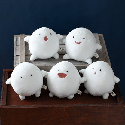 Official Ghibli The Boy and the Heron Plush Toy Set of 5 • Warawara Stuffed Animal - Kamaji Market