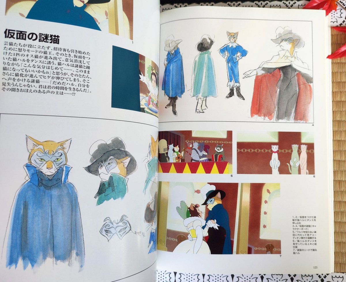 Official Ghibli The Cat Returns Artbook • Japanese Painting Art Book - Kamaji Market