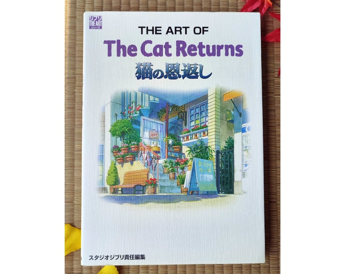 Official Ghibli The Cat Returns Artbook • Japanese Painting Art Book - Kamaji Market