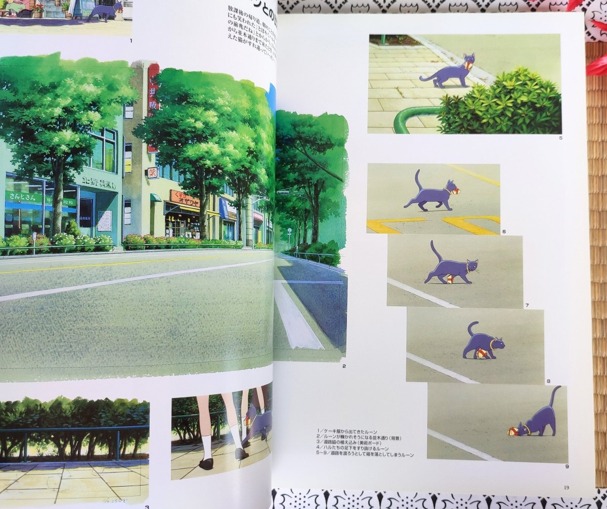 Official Ghibli The Cat Returns Artbook • Japanese Painting Art Book - Kamaji Market
