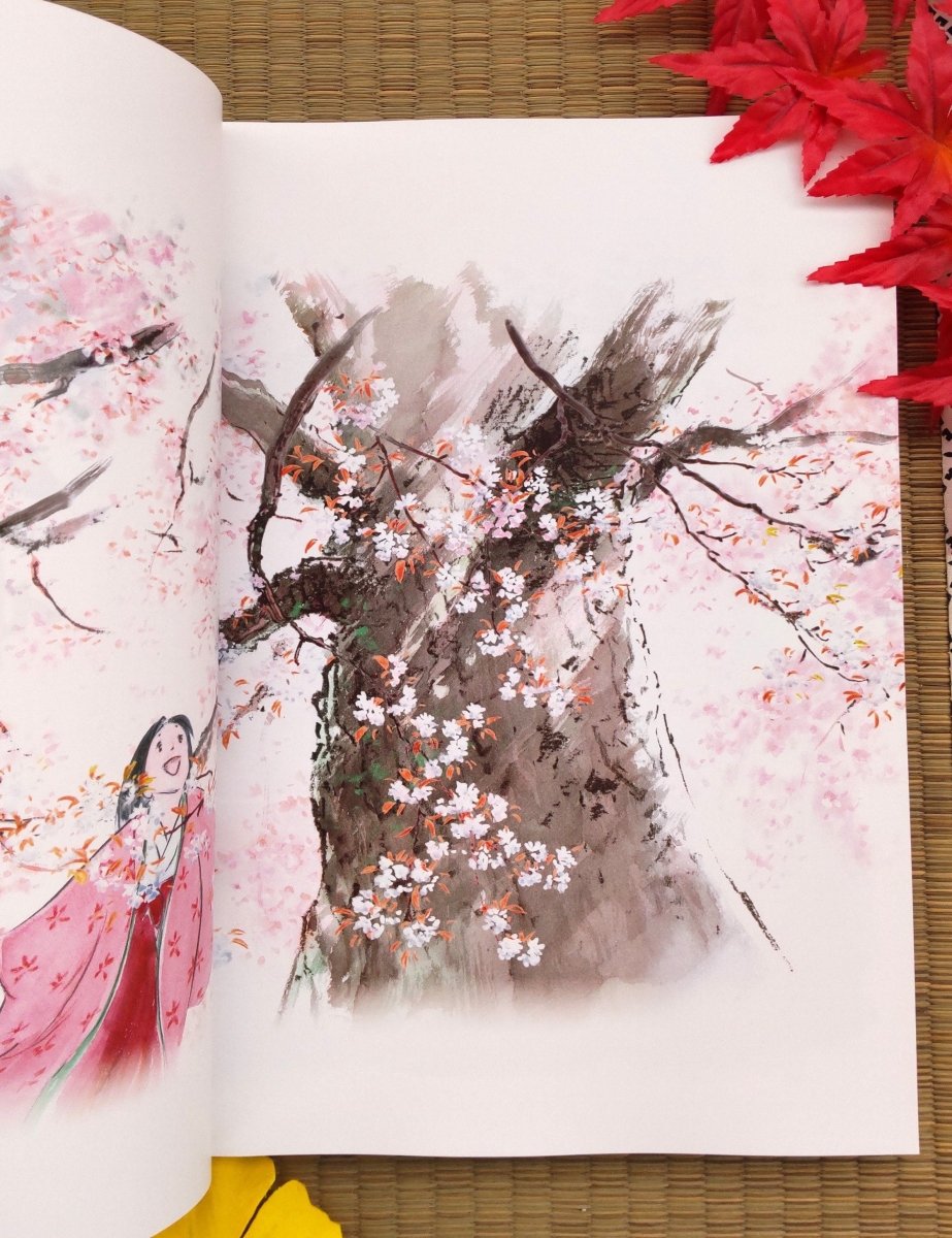 Official Ghibli The Tale of the Princess Kaguya Artbook • Japanese Anime Painting Art Book - Kamaji Market