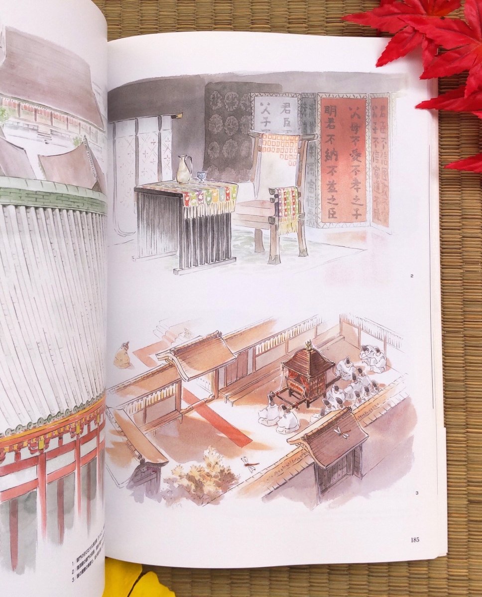 Official Ghibli The Tale of the Princess Kaguya Artbook • Japanese Anime Painting Art Book - Kamaji Market