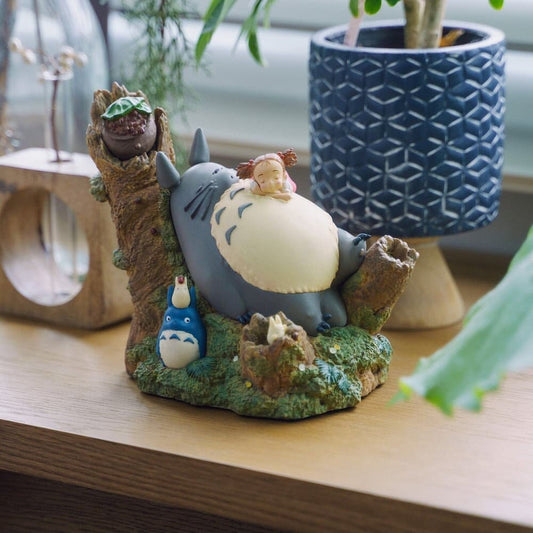 Official Ghibli Totoro and Mei Figure/Music Box • My Neighbor Totoro Home Decor/Interior Diorama - Kamaji Market
