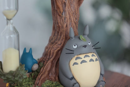 Official Ghibli Totoro and Tree Diorama/Clock • My Neighbor Totoro Hourglass Sand Clock Interior Home Decor - Kamaji Market