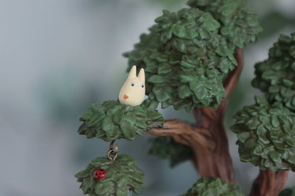 Official Ghibli Totoro and Tree Diorama/Clock • My Neighbor Totoro Hourglass Sand Clock Interior Home Decor - Kamaji Market