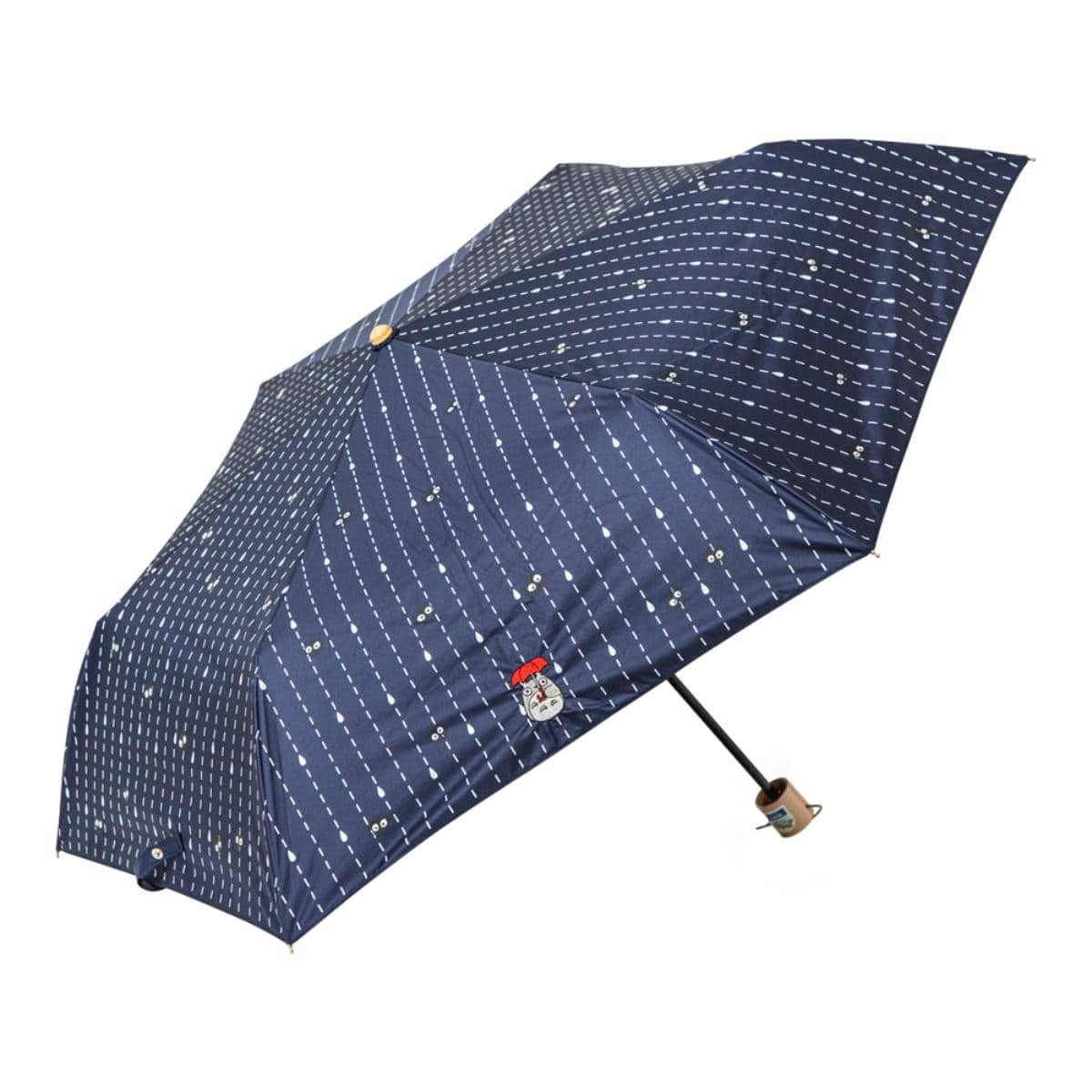 Official Ghibli Totoro Blue Folding Umbrella • My Neighbor Totoro Fashion Accessory - Kamaji Market