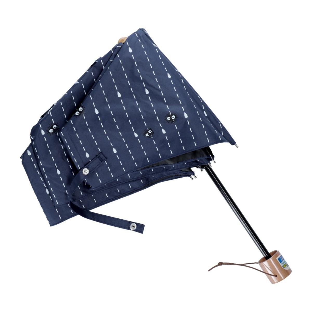 Official Ghibli Totoro Blue Folding Umbrella • My Neighbor Totoro Fashion Accessory - Kamaji Market