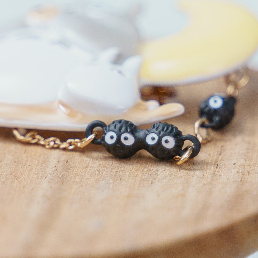 Official Ghibli Totoro Brooch "Moonlit Night" • My Neighbor Totoro Pin/Badge/Breastpin/Clip • Japanese Jewelry - Kamaji Market