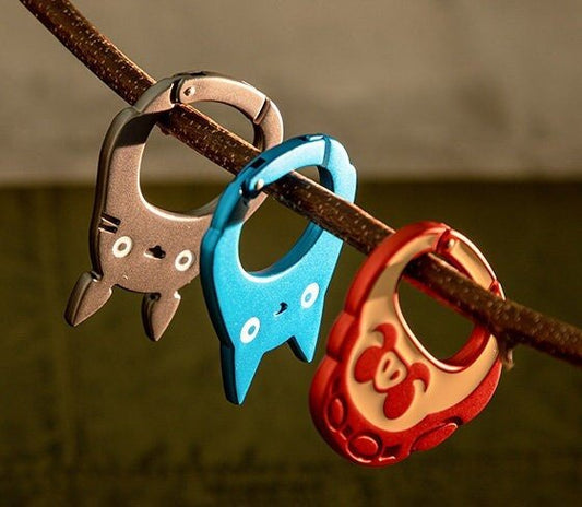 Official Ghibli Totoro Carabiner/Charm • My Neighbor Totoro, Porco Rosso Snap Link/Bag Decor/Keychain - Kamaji Market