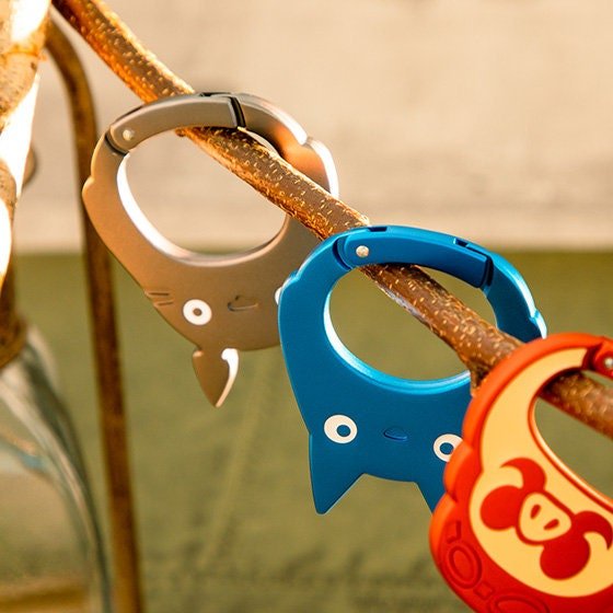Official Ghibli Totoro Carabiner/Charm • My Neighbor Totoro, Porco Rosso Snap Link/Bag Decor/Keychain - Kamaji Market
