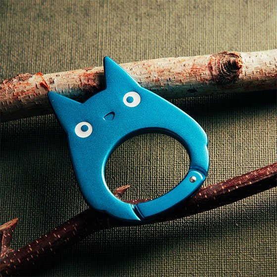 Official Ghibli Totoro Carabiner/Charm • My Neighbor Totoro, Porco Rosso Snap Link/Bag Decor/Keychain - Kamaji Market